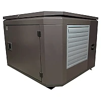 Бензиновый генератор FUBAG BS 7500 A ES DUPLEX в тихом зимнем кожухе 1200 RAL 8019