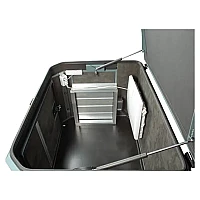 Бензиновый генератор FUBAG BS 9000 A ES в тихом зимнем кожухе 1200 RAL 7035