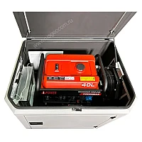 Генератор A-iPower A9000EAX в тихом зимнем кожухе 1200 RAL 7035