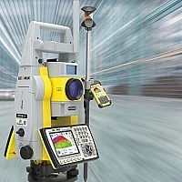 Моторизированный тахеометр GeoMax Zoom90 5" A5 Servo
